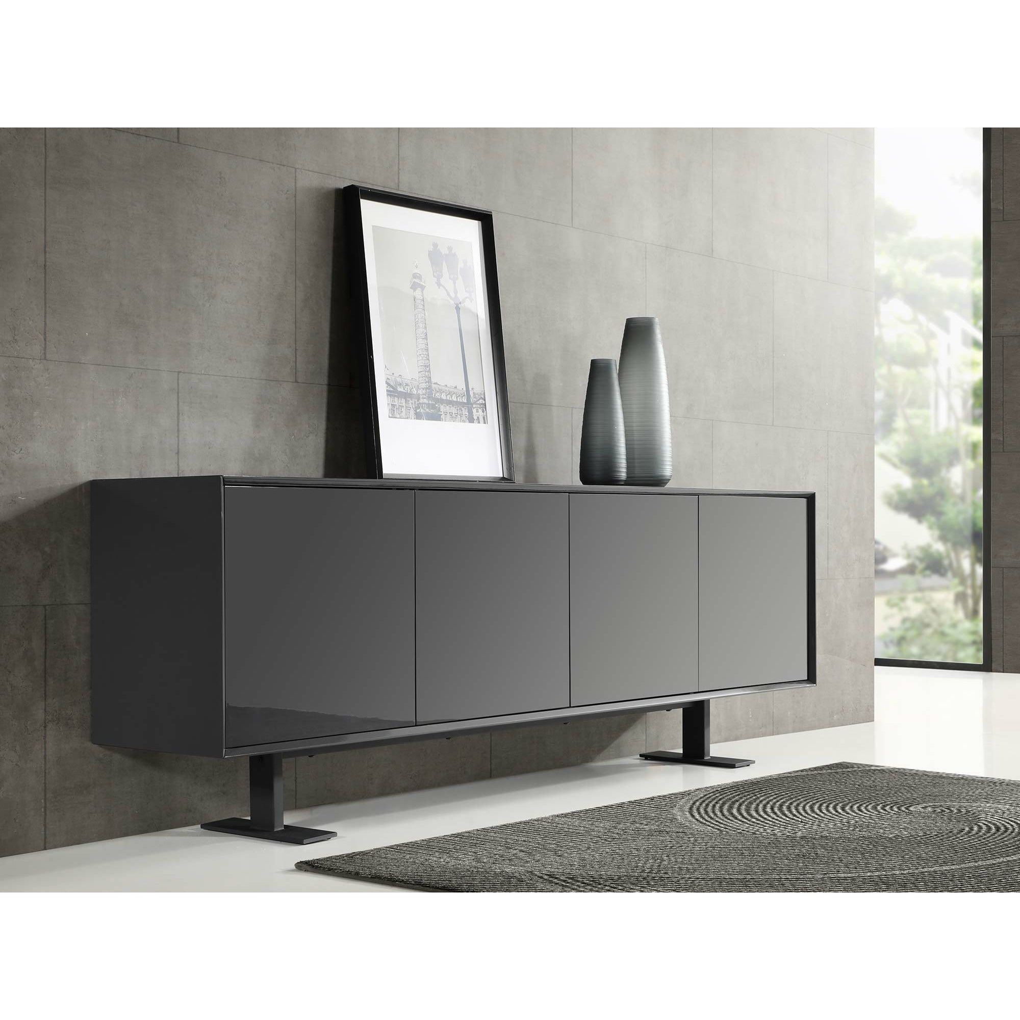 Whiteline Modern Living - Densy Buffet SB1650-DGRY