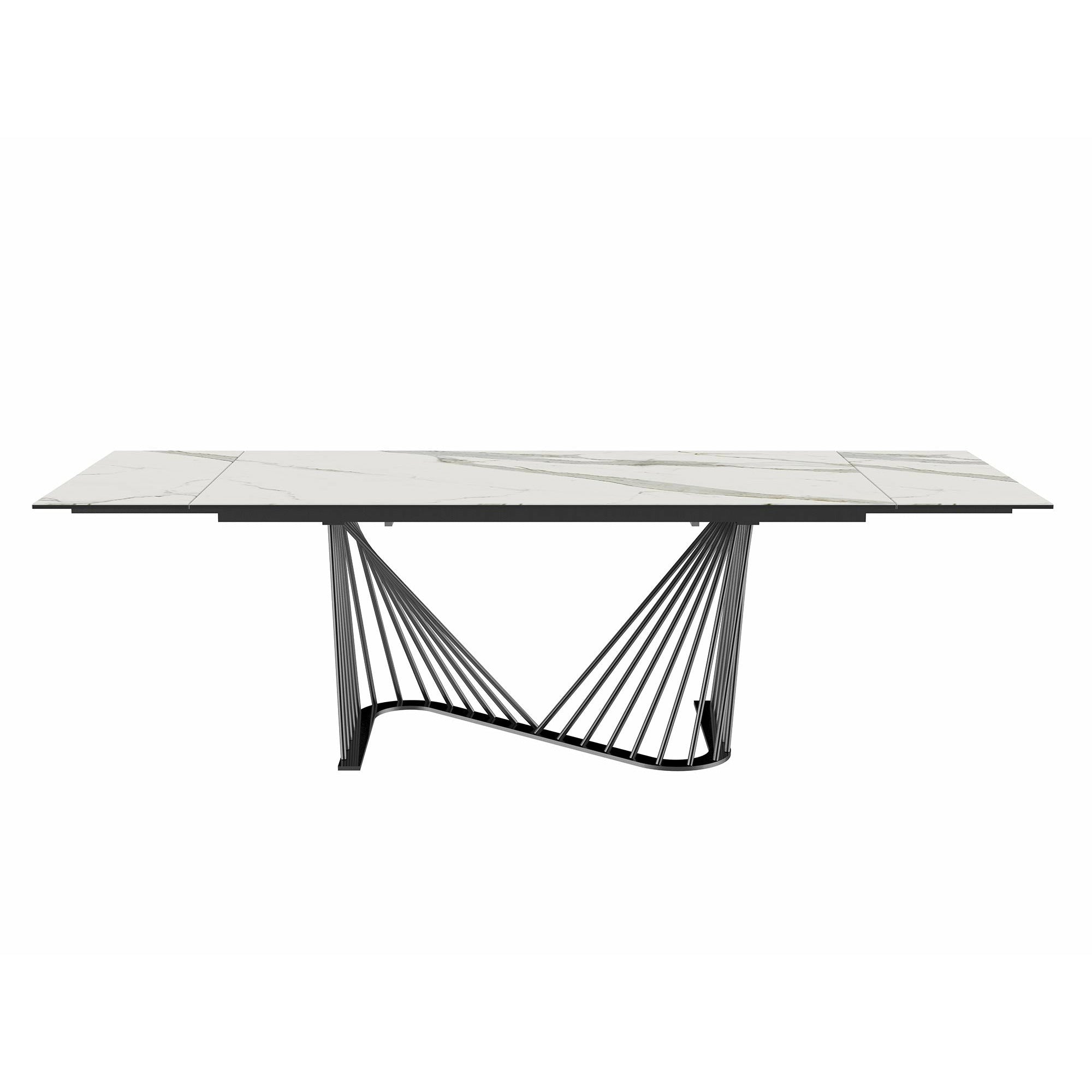 Whiteline Modern Living - Roma Extendable Dining Table DT1633E-WHT