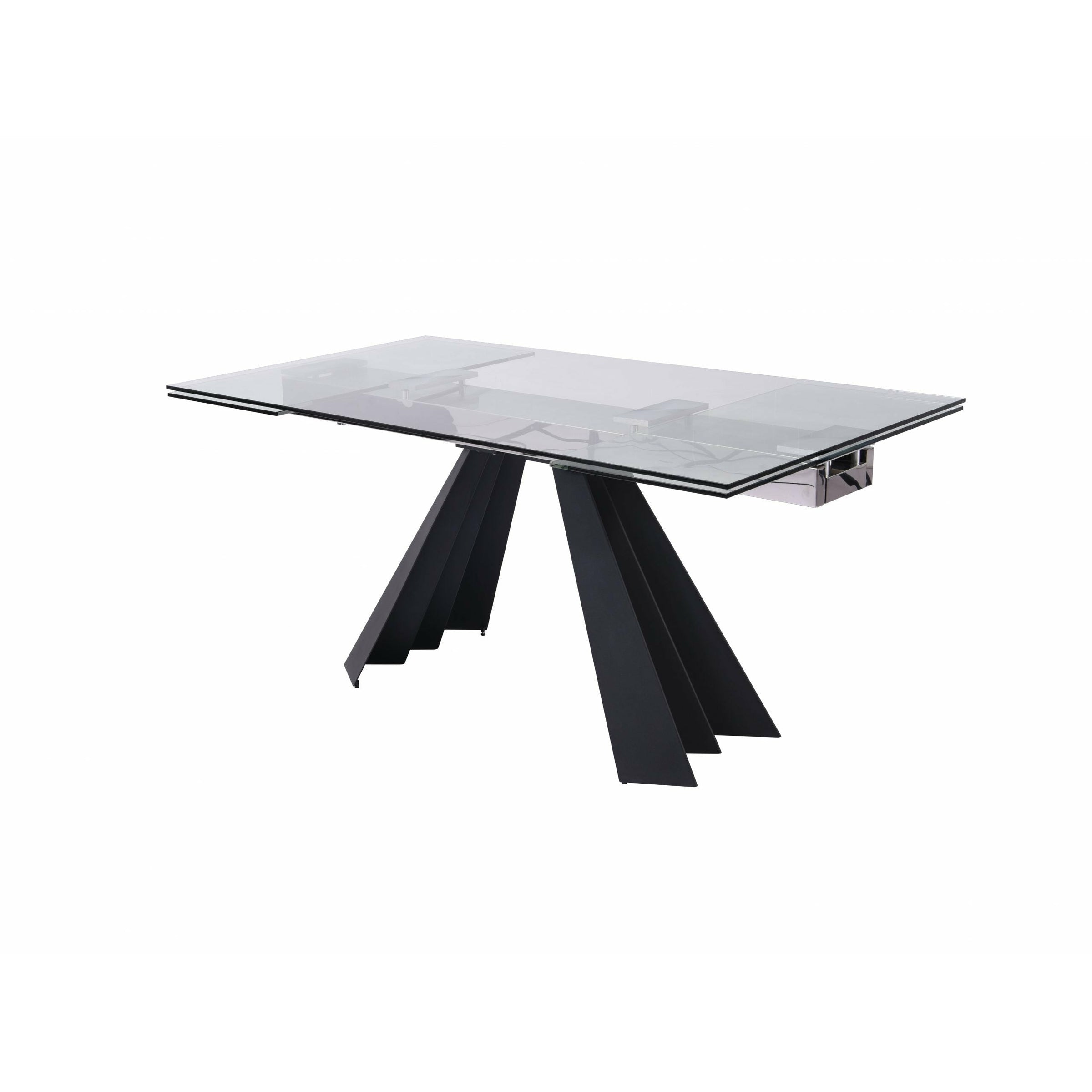 Whiteline Modern Living - Chicago Extendable Dining Table DT1717-BLK