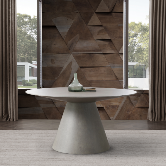 Whiteline Modern Living - Norfolk Round Dining Table DT1609-WLT