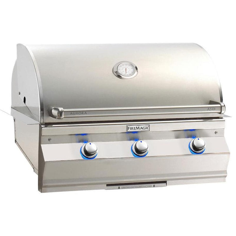 Fire Magic Aurora A540I Built-In Propane Gas Grill With Analog Thermometer - A540I-7EAP