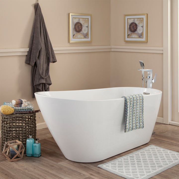 Altair Shaia Freestanding Soaking Acrylic Bathtub