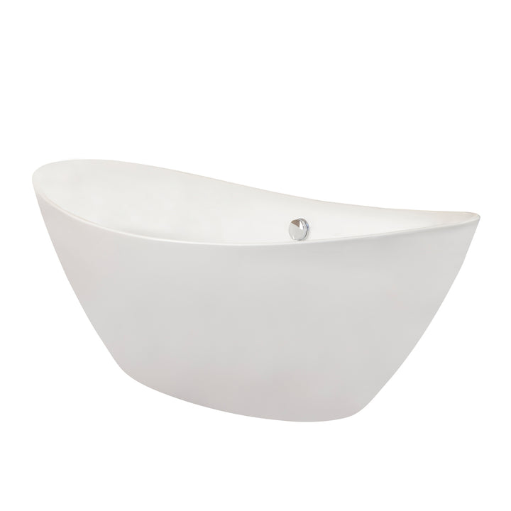 Altair Allegra Freestanding Soaking Acrylic Bathtub 50671-BAT-WH-F