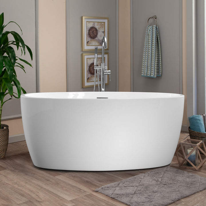 Altair Jolie Freestanding Soaking Acrylic Bathtub