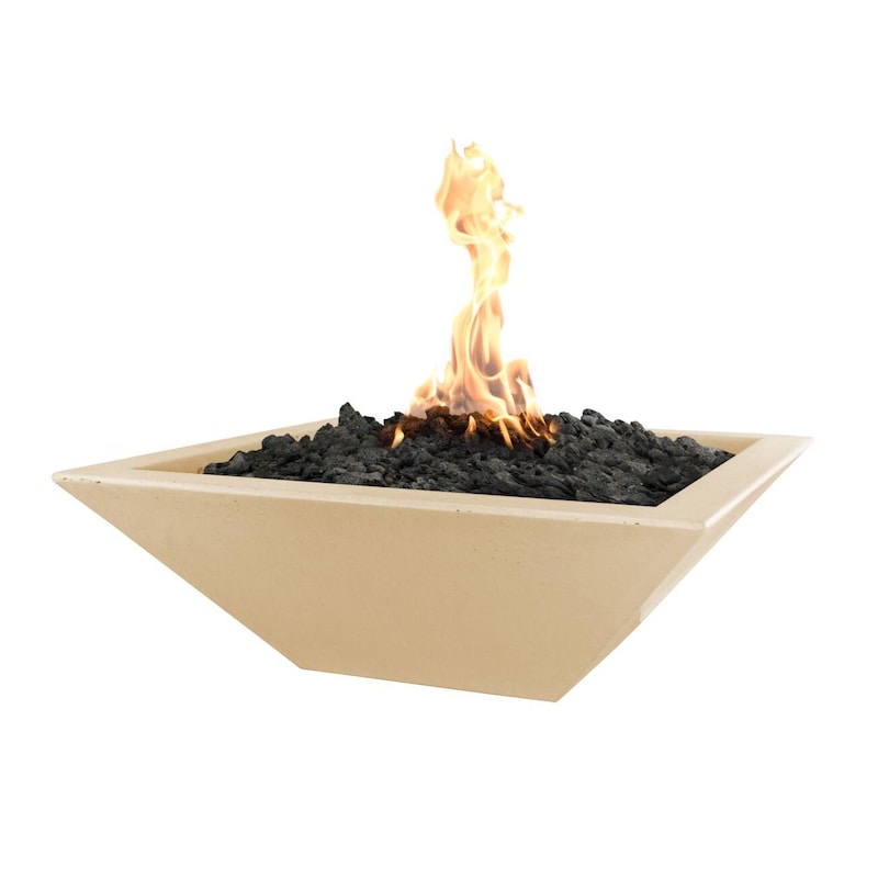 Top Fires by The Outdoor Plus Maya 24-Inch Propane Gas Fire Bowl - Match Light