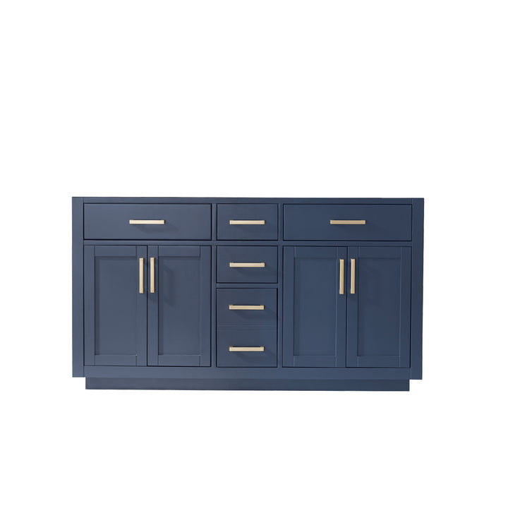 Altair Ivy 60" Double Bathroom Vanity Cabinet Only