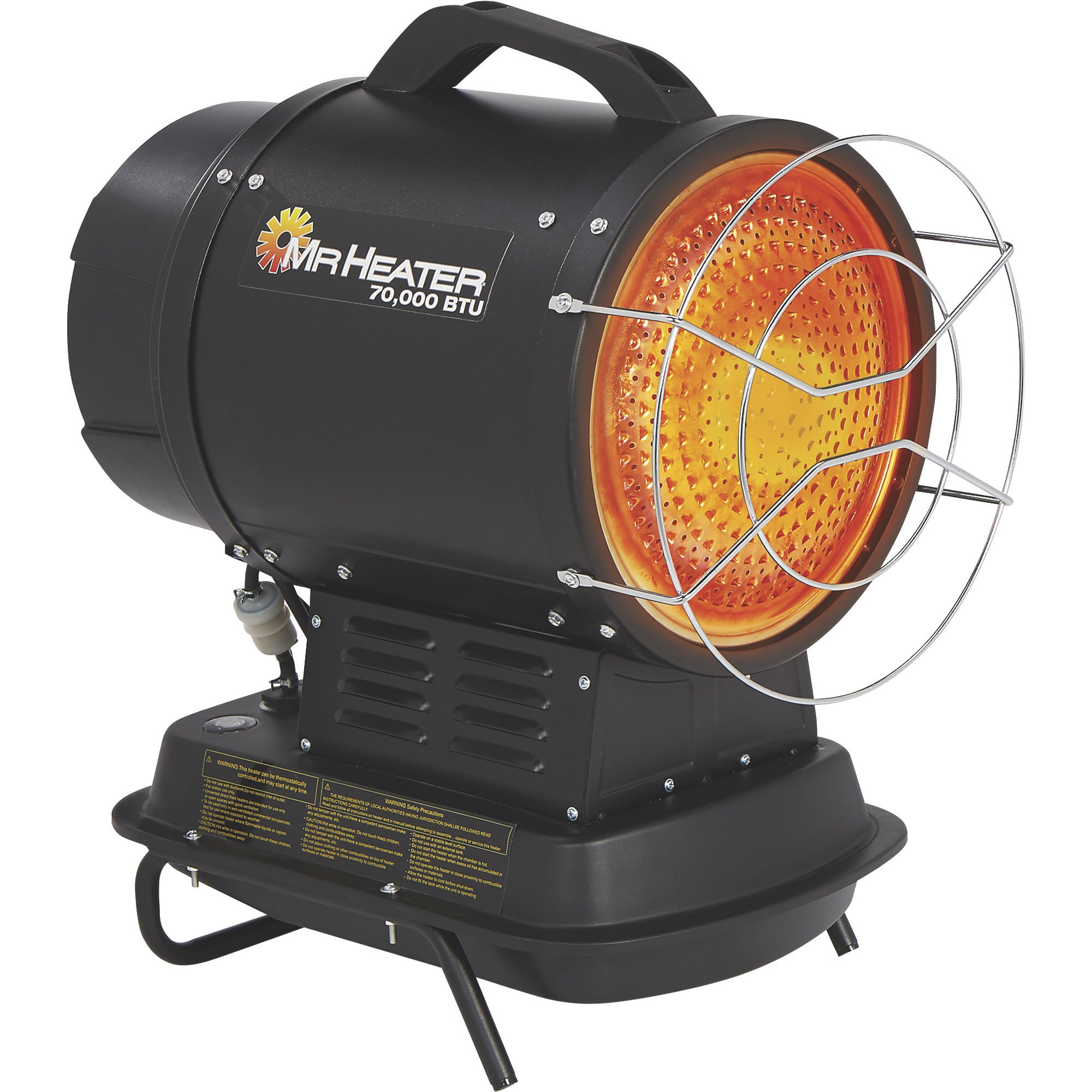 Mr. Heater Kerosene Radiant Heater, 70,000 BTU, 1750 Sq. Ft. Heating Capacity, Model# F270265