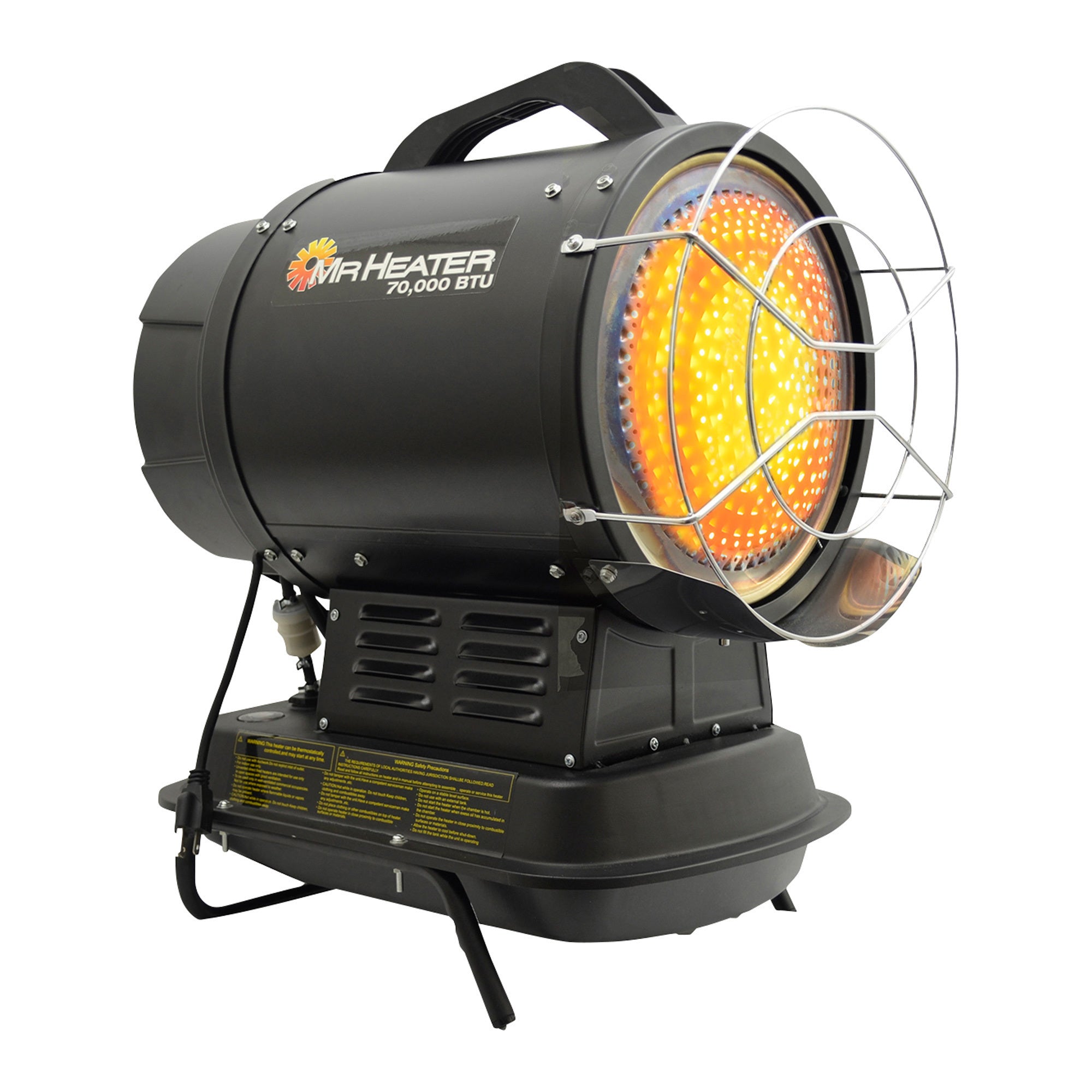 Mr. Heater Kerosene Radiant Heater, 70,000 BTU, 1750 Sq. Ft. Heating Capacity, Model# F270265