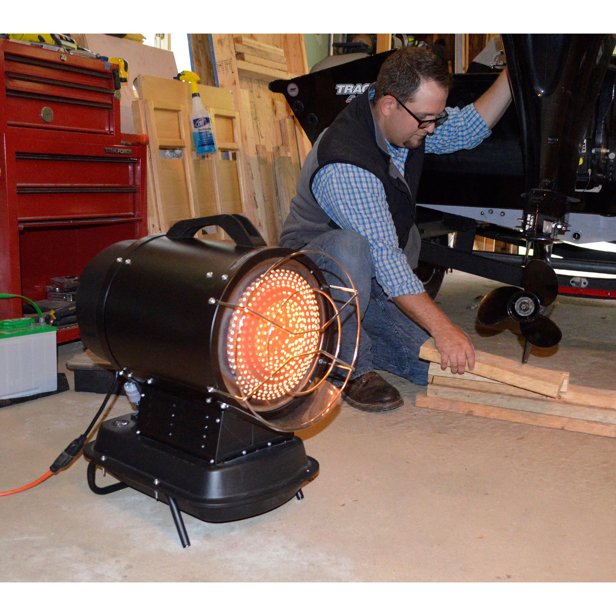 Mr. Heater Kerosene Radiant Heater, 70,000 BTU, 1750 Sq. Ft. Heating Capacity, Model# F270265