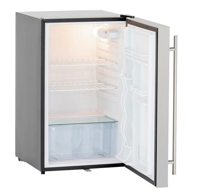 True Flame - 21" 4.2C Deluxe Compact Fridge Right to Left Opening - TF-RFR-21D-R