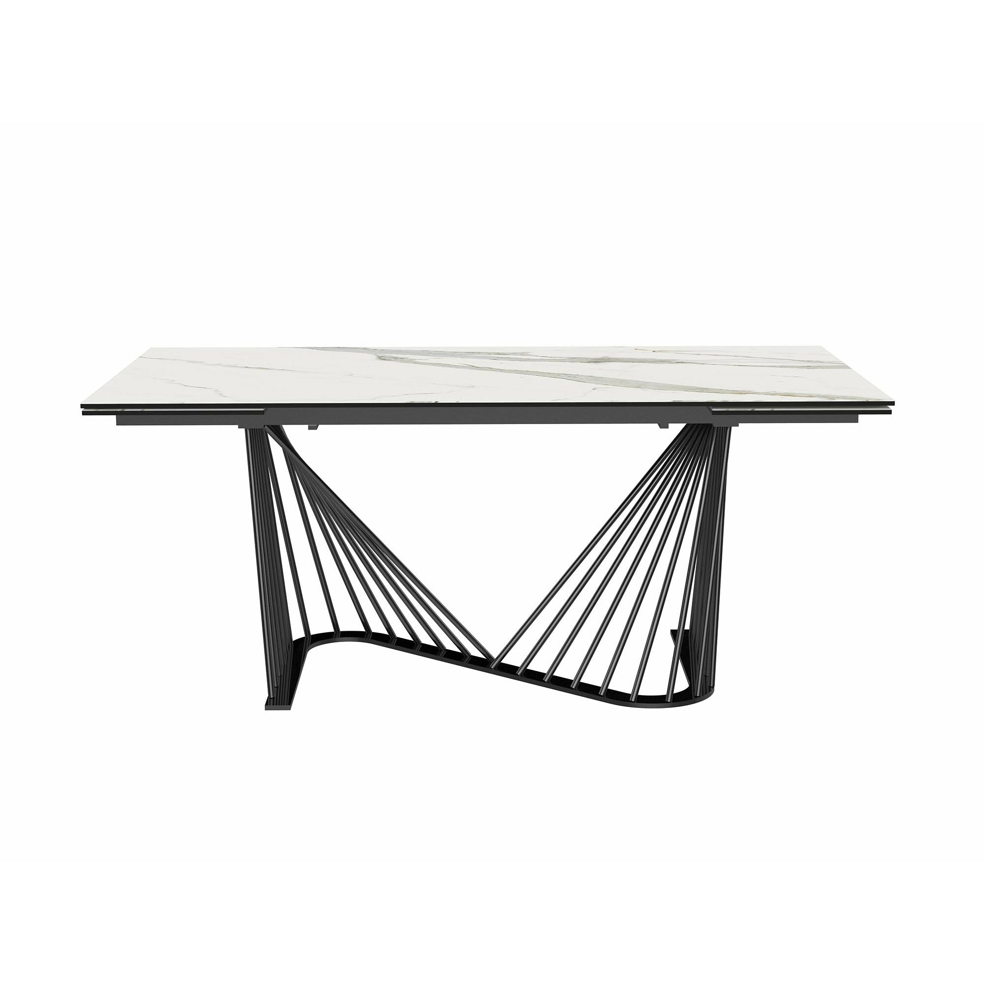 Whiteline Modern Living - Roma Extendable Dining Table DT1633E-WHT