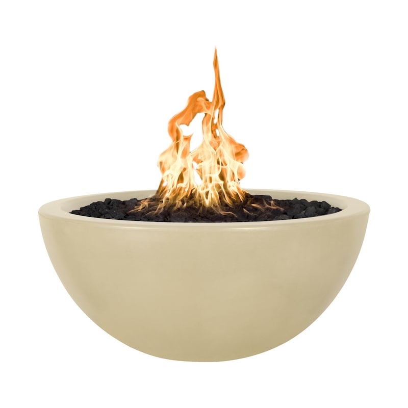 Top Fires by The Outdoor Plus Luna 30-Inch Propane Fire Pit - Match Light