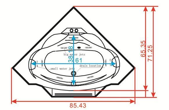 Mesa WS-608P Steam Shower Tub Combo