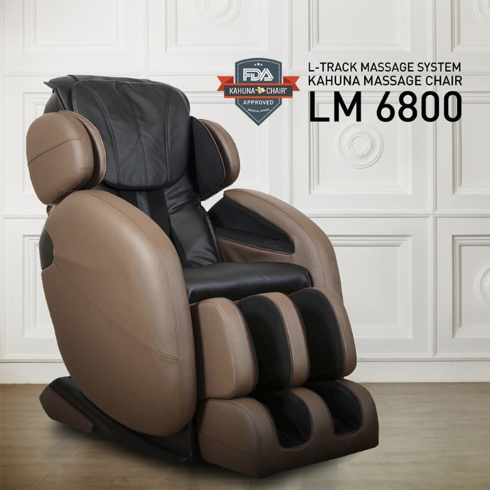 Kahuna Massage Chair Basic L-track Full-body Kahuna Massage Chair, LM-6800 Brown