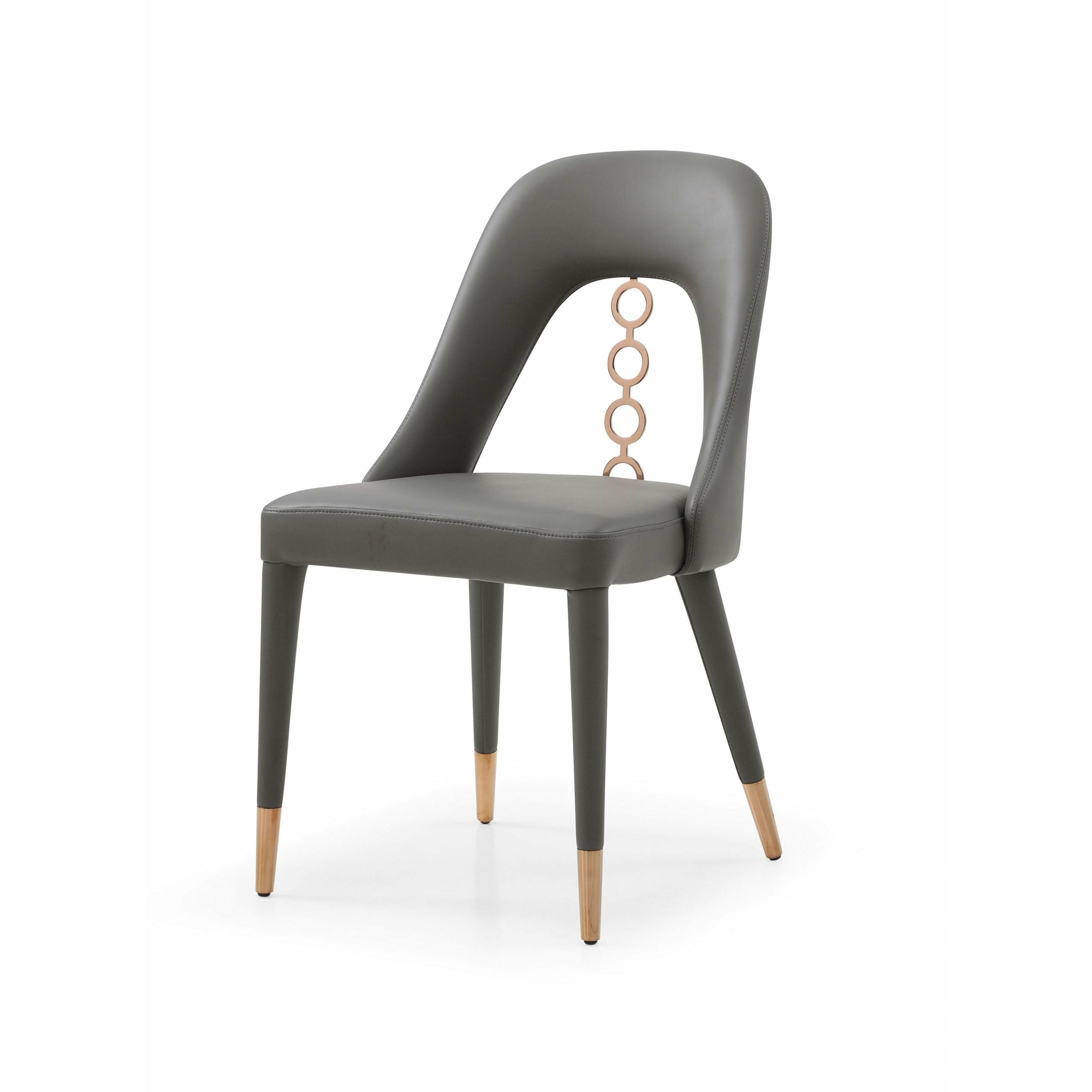 Whiteline Modern Living - Liza Dining Chair DC1710P-DGRY