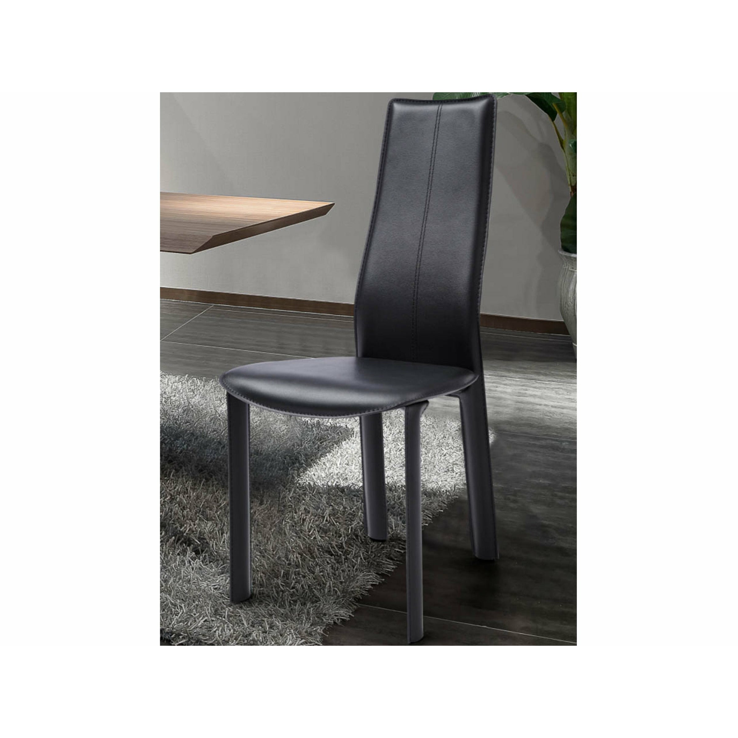 Whiteline Modern Living - Allison Dining Chair DC1004H-BLK