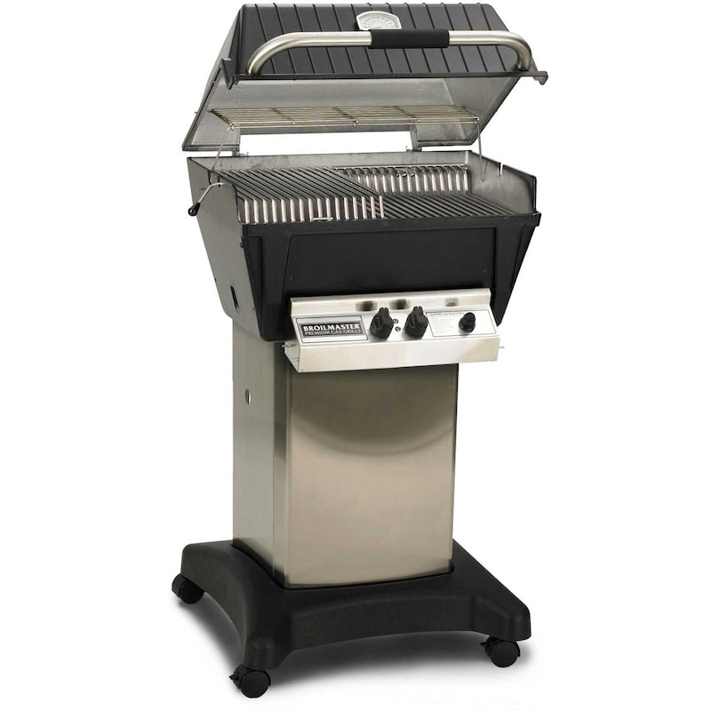 Broilmaster P4-XFN Premium Natural Gas Grill On Black Cart P4-XF PCB1