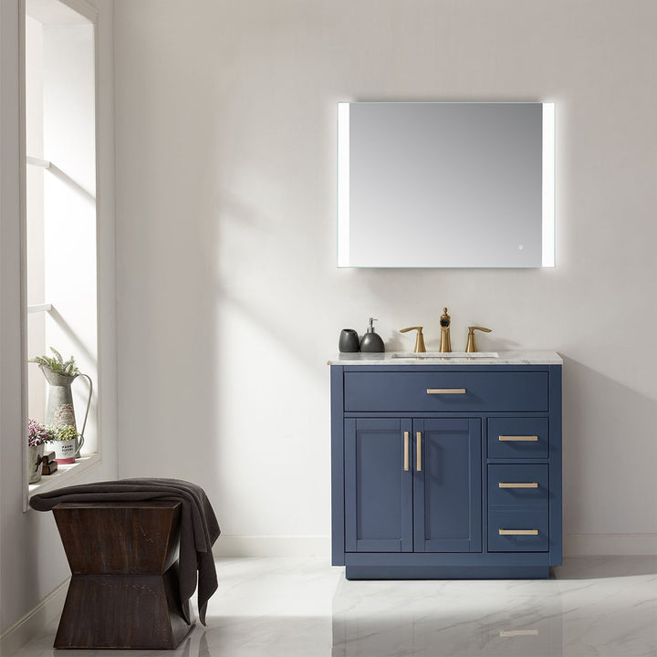 Altair Cosenza Rectangle Frameless Modern LED Bathroom Vanity Mirror