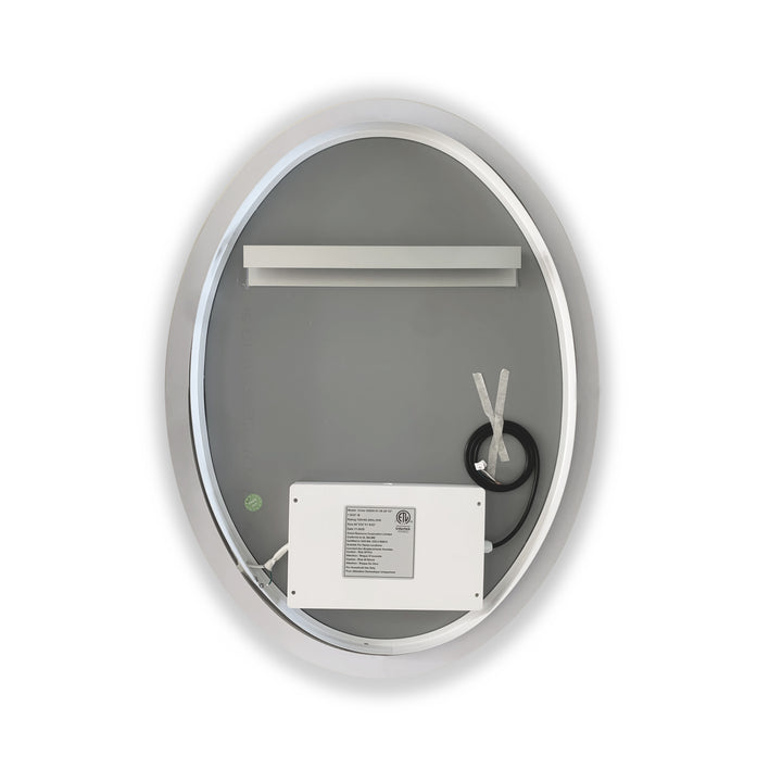 Altair Matera 24' Oval Frameless Modern LED Bathroom Vanity Mirror