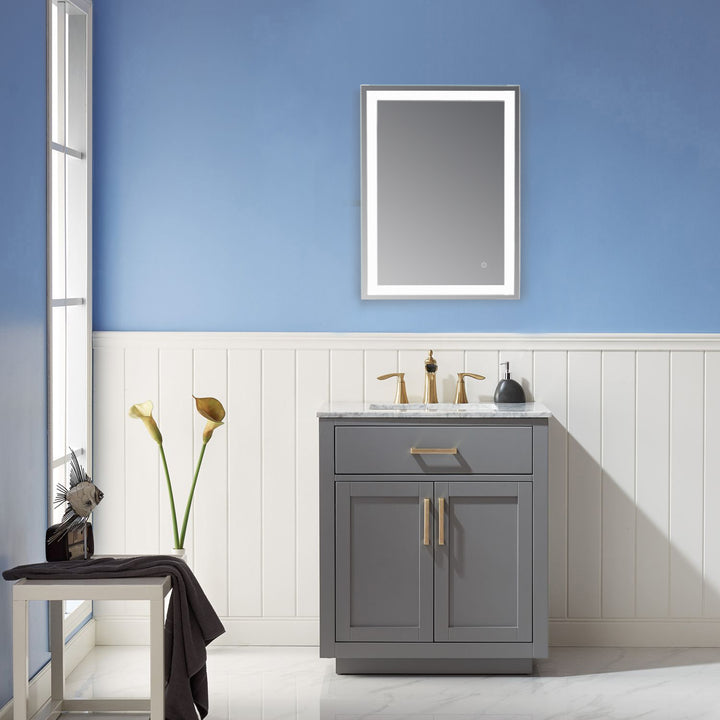 Altair Genova Rectangle Frameless Modern LED Bathroom Vanity Mirror