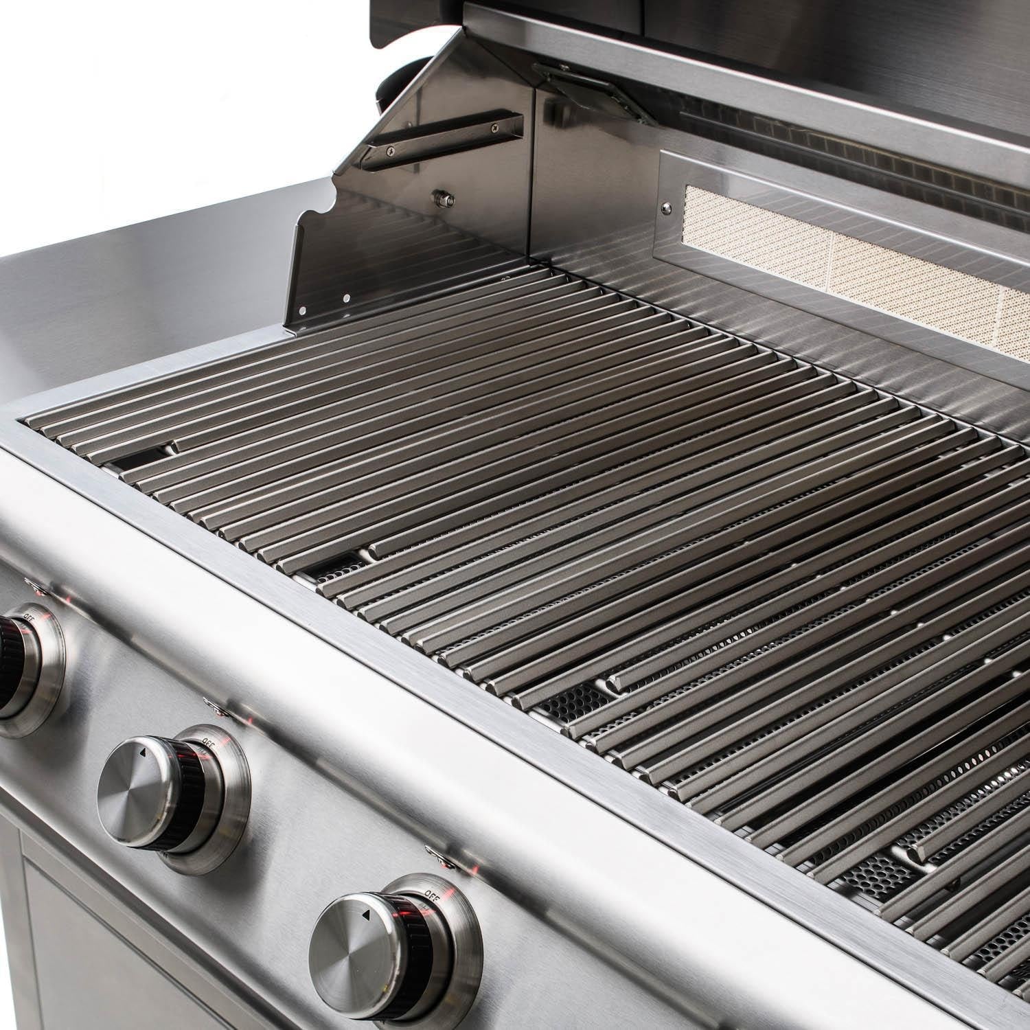 Blaze 6 ft Stainless Steel BBQ Island w/ Premium LTE 32 in. Propane Grill Blz-ss-island-4lte2-lp