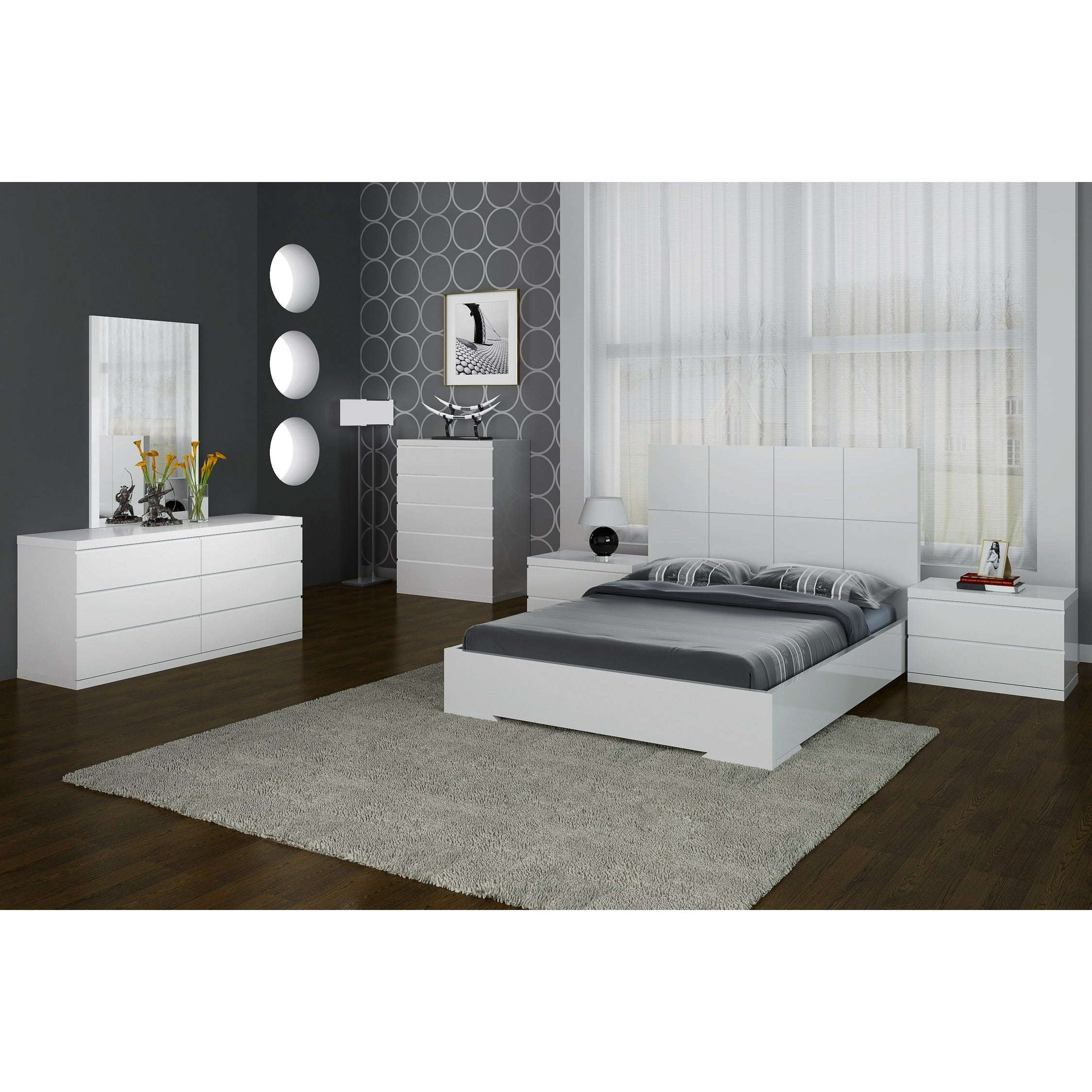 Whiteline Modern Living - Anna Double Dresser DR1207D-WHT