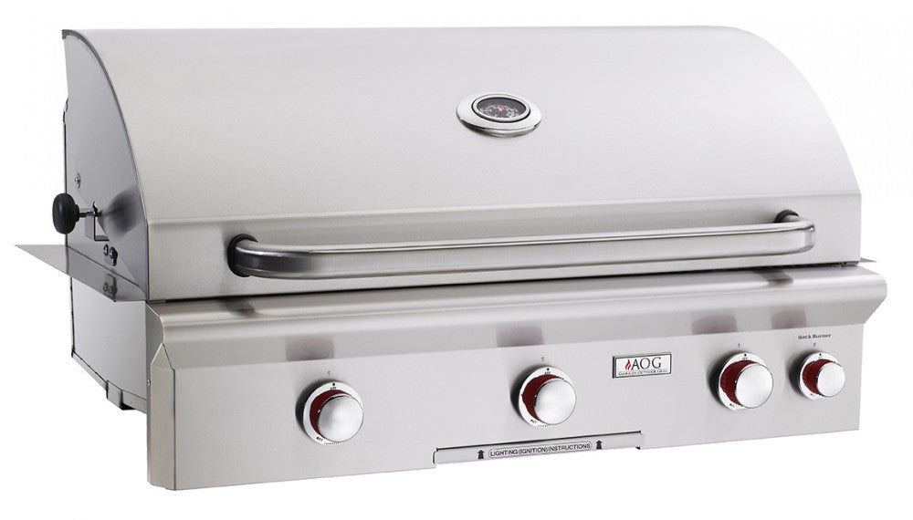 American Outdoor Grill T-Series - 36-Inch 3-Burner Built-In Grill with Rotisserie - Natural Gas - AOG36NBT