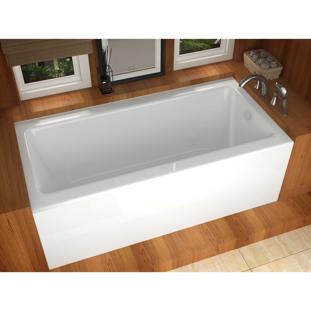 Atlantis Whirlpools Soho 30 x 60 Front Skirted Tub in White 3060SHR