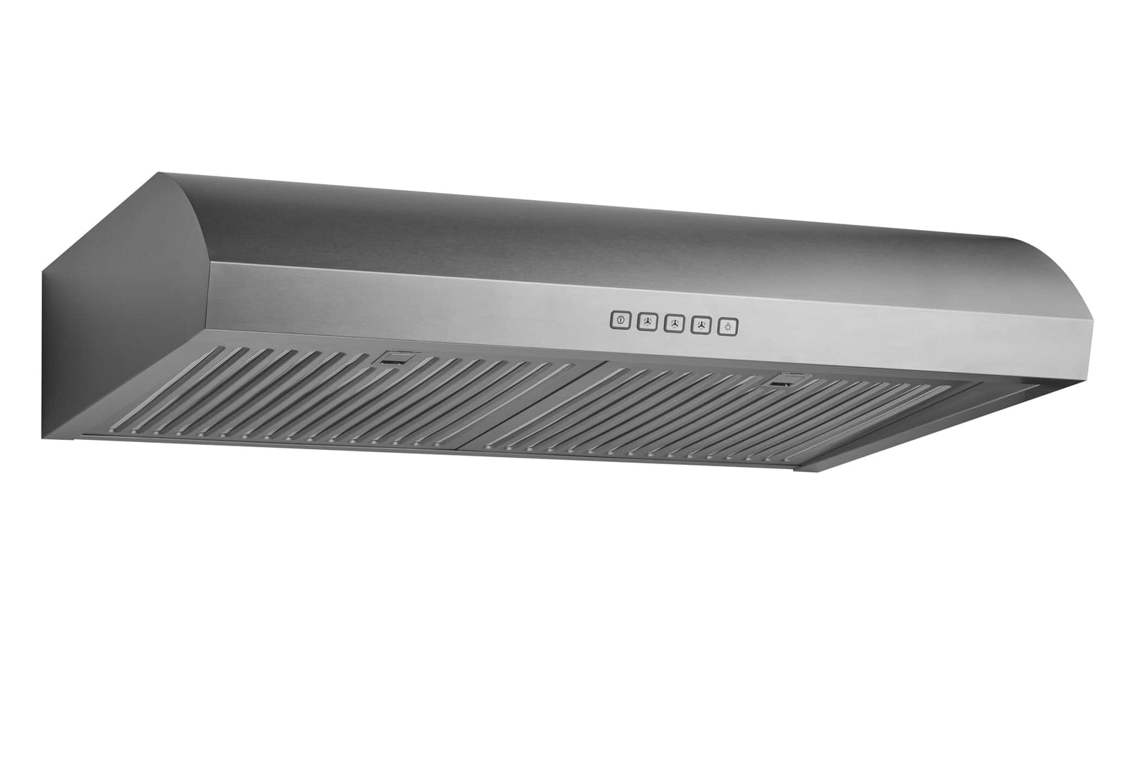 Hauslane 30-Inch Under Cabinet Curved Range Hood with Stainless Steel Filters and Panel LED (UC-B018SS-30)