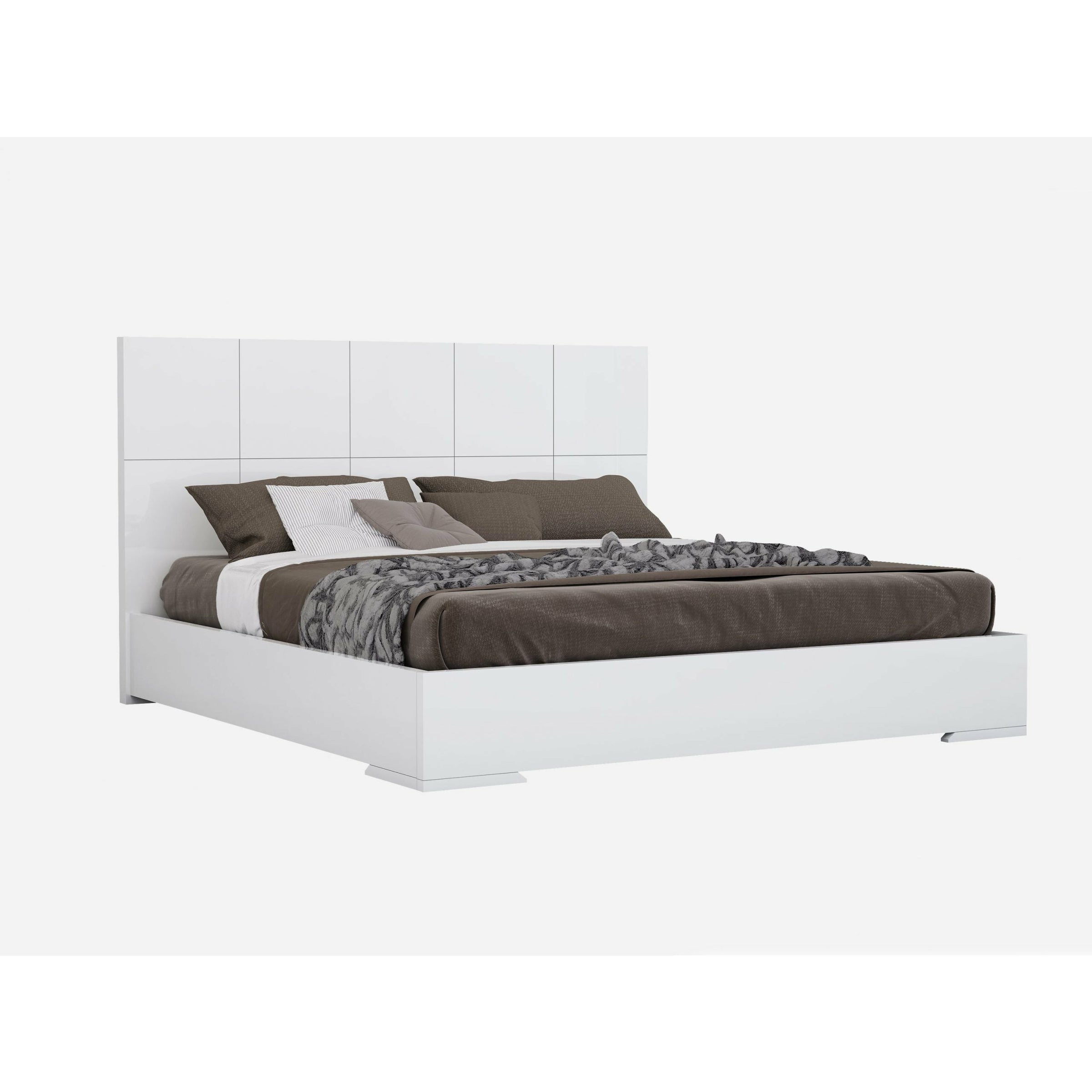 Whiteline Modern Living - Anna Bed King BK1207-WHT