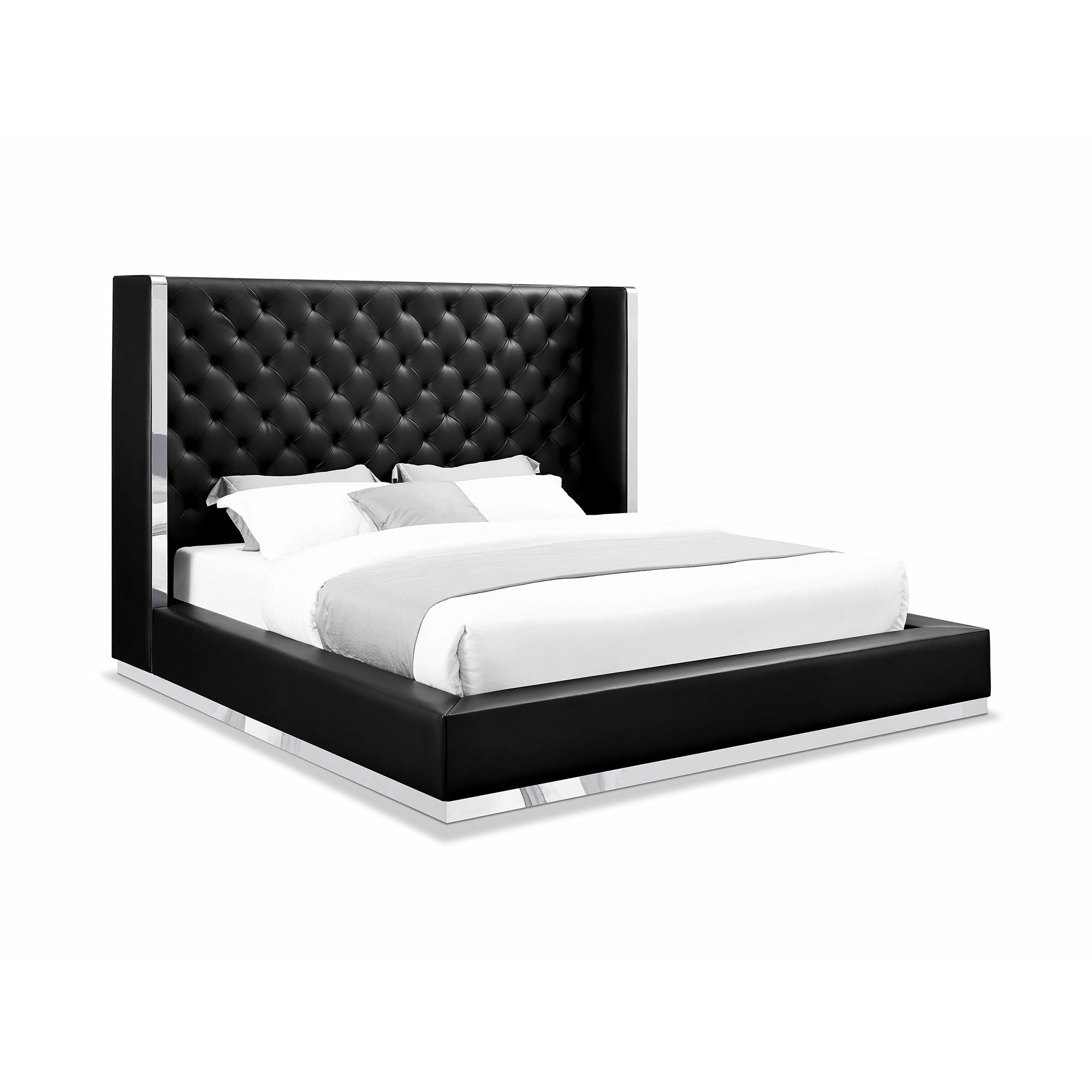 Whiteline Modern Living - Abrazo Bed King BK1356P-BLK