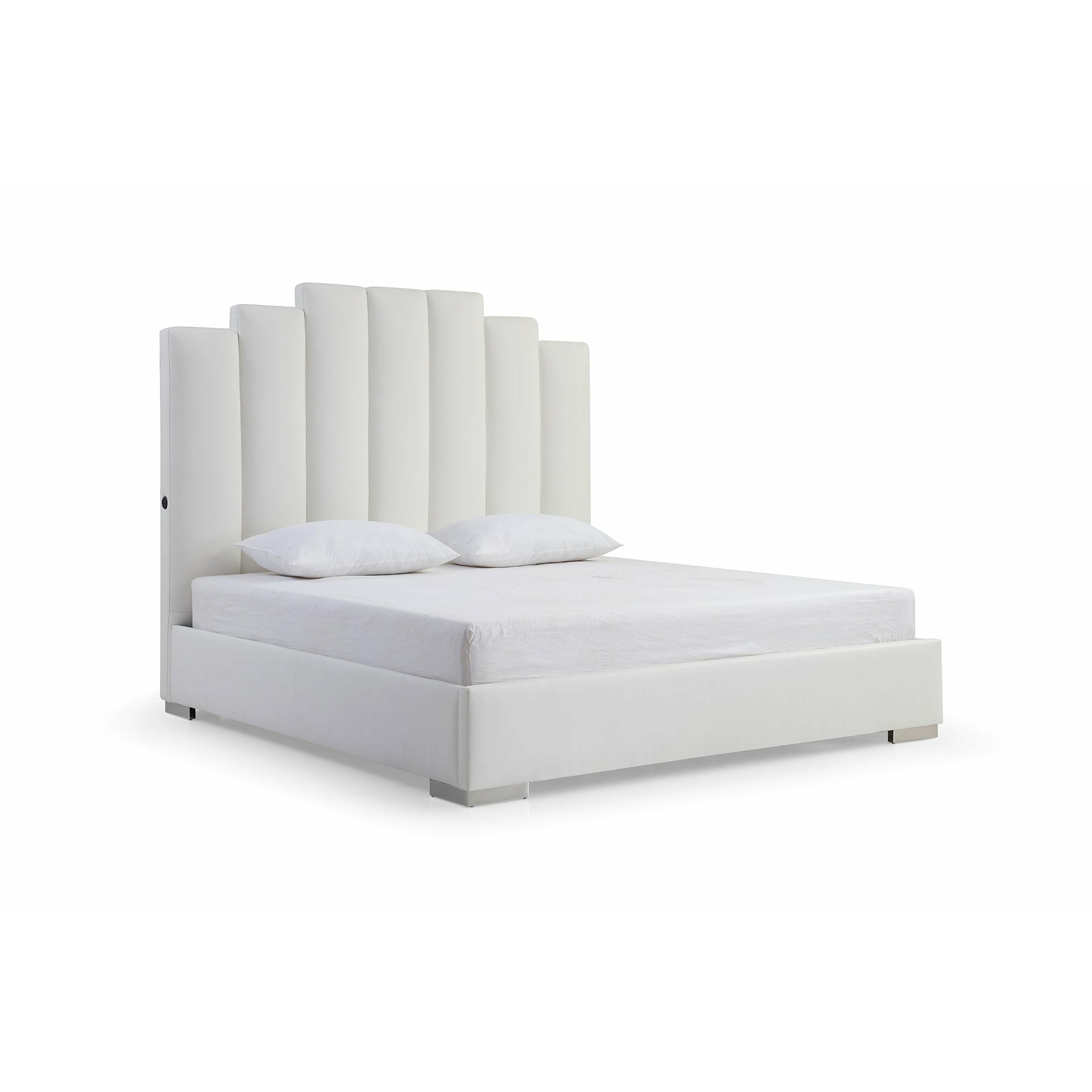 Whiteline Modern Living - Jordan King Bed BK1688F-GRY