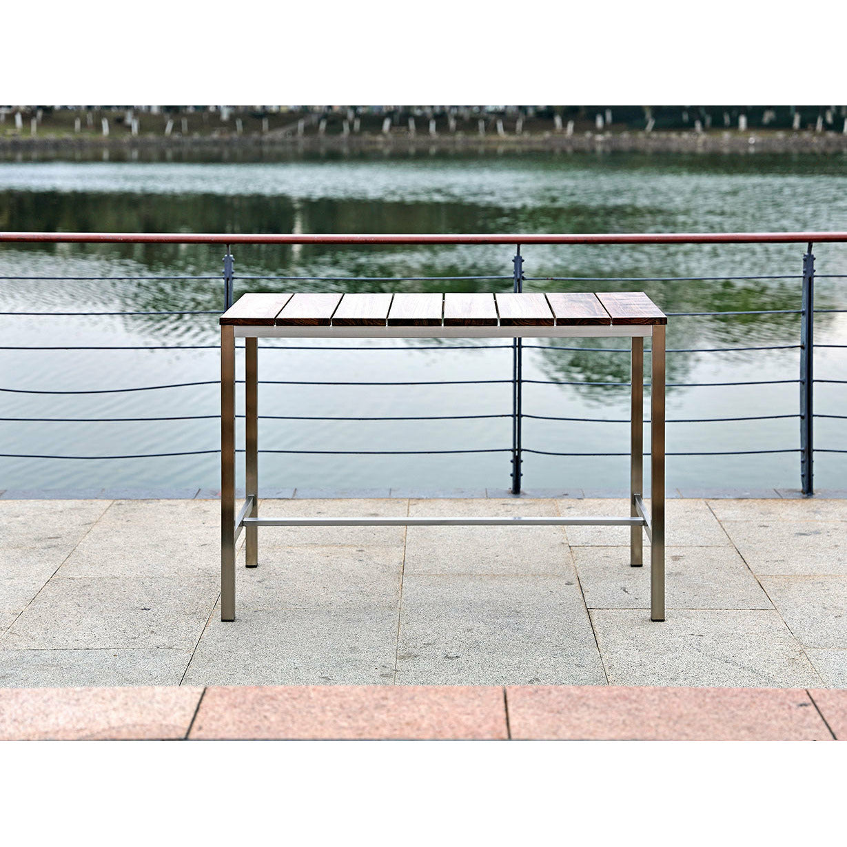 Whiteline Modern Living -Stone Outdoor Bar Table BR1597