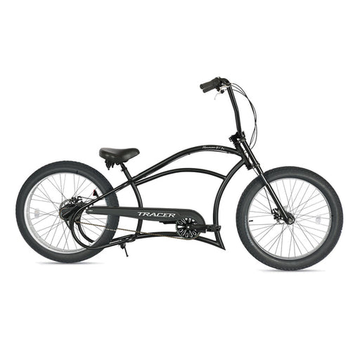 Tracer 26" Harman 3-Speed Vintage Chopper Stretch Fat Tire Bike MB-HARMAN-3I-GT-BK/PLS