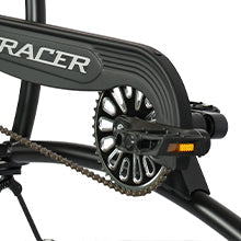 Tracer 26" Harman 3-Speed Vintage Chopper Stretch Fat Tire Bike MB-HARMAN-3I-GT-BK/PLS