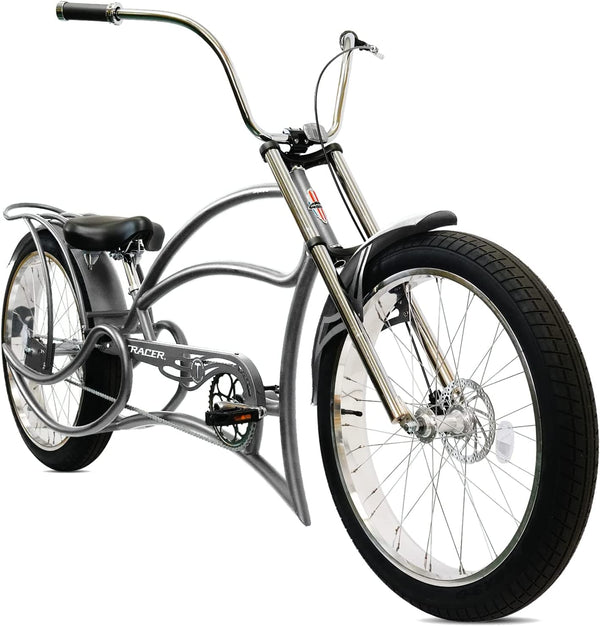 Tracer 26" Leopard GT 1-Speed Stretch Chopper Cruiser Bike MB-LEOPARD GT-BL