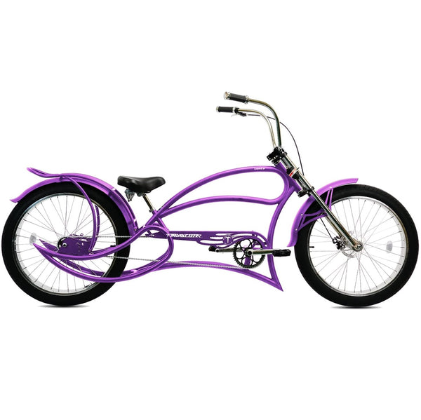 Tracer 26" Leopard GT 1-Speed Stretch Chopper Cruiser Bike MB-LEOPARD GT-BL