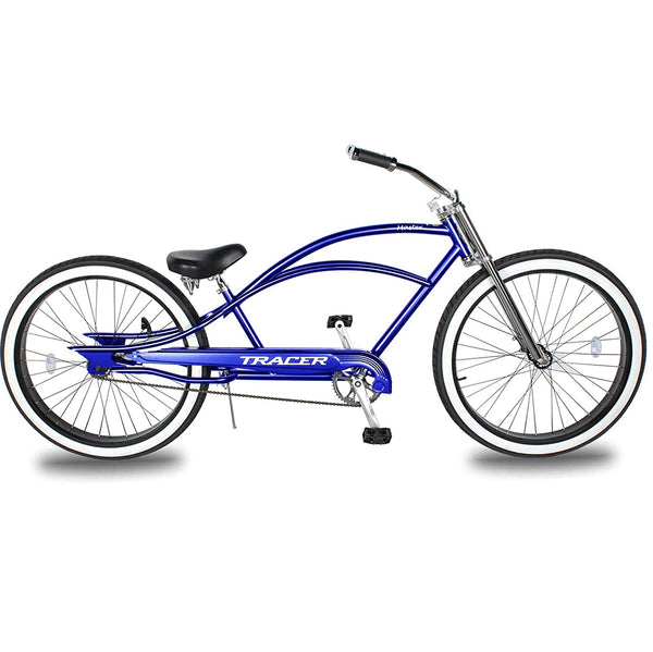 Tracer 29" Master 1-Speed Chopper Stretch Beach Cruiser Fat Tire Bike MB-MASTER-BK