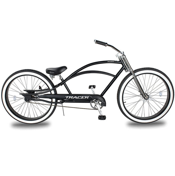 Tracer 29" Master 1-Speed Chopper Stretch Beach Cruiser Fat Tire Bike MB-MASTER-BK