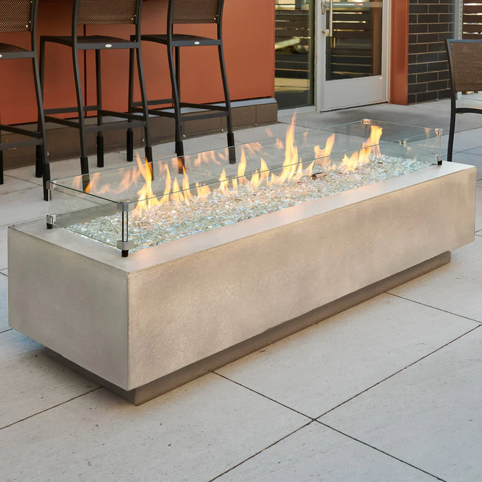 Outdoor Greatroom Co Cove Linear 72-Inch Gas Fire Pit Table CV-72