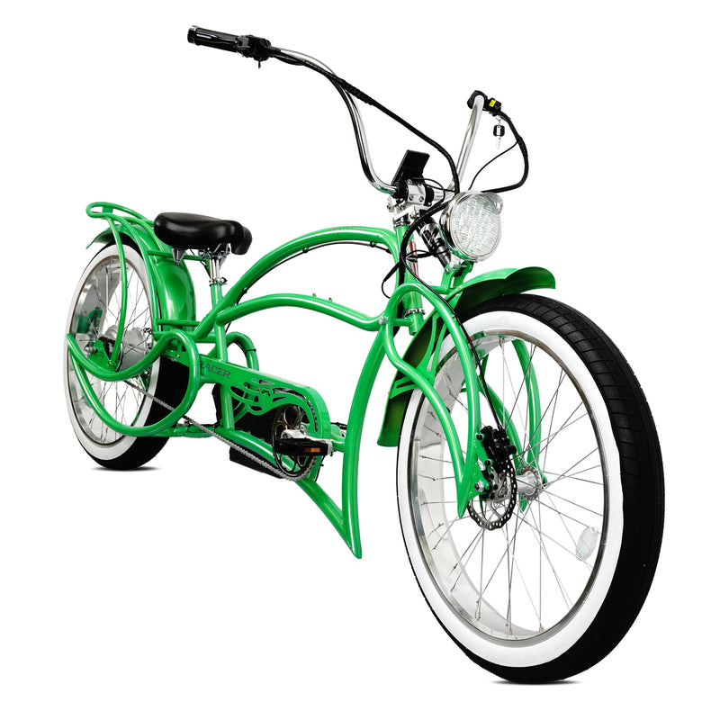 Tracer 800W Beyond Pro Stretch Classic Chopper Electric Bike MB-EB-BEYOND Pro-BK