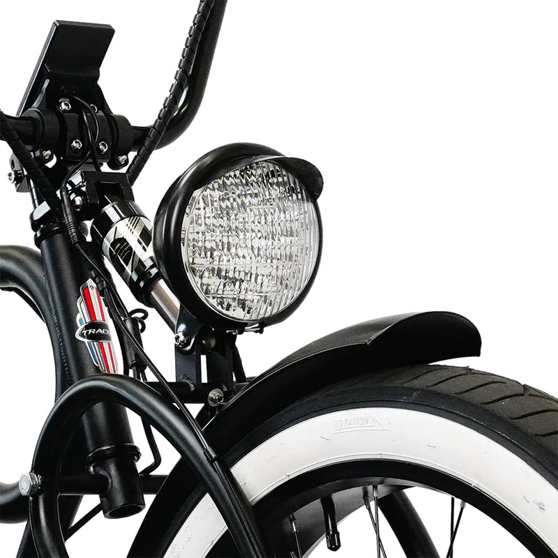 Tracer 800W Beyond Pro Stretch Classic Chopper Electric Bike MB-EB-BEYOND Pro-BK