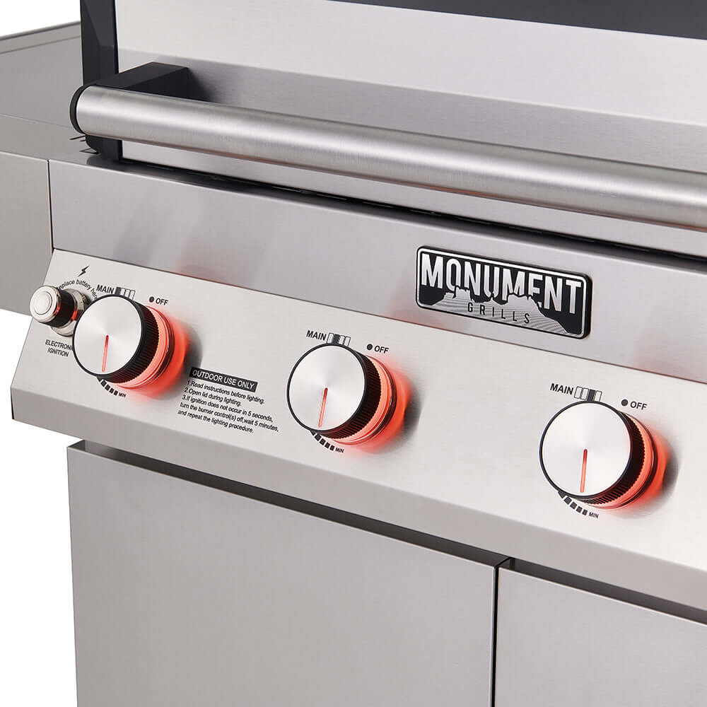 Monument Grills Denali 405 Stainless Smart Gas Grill