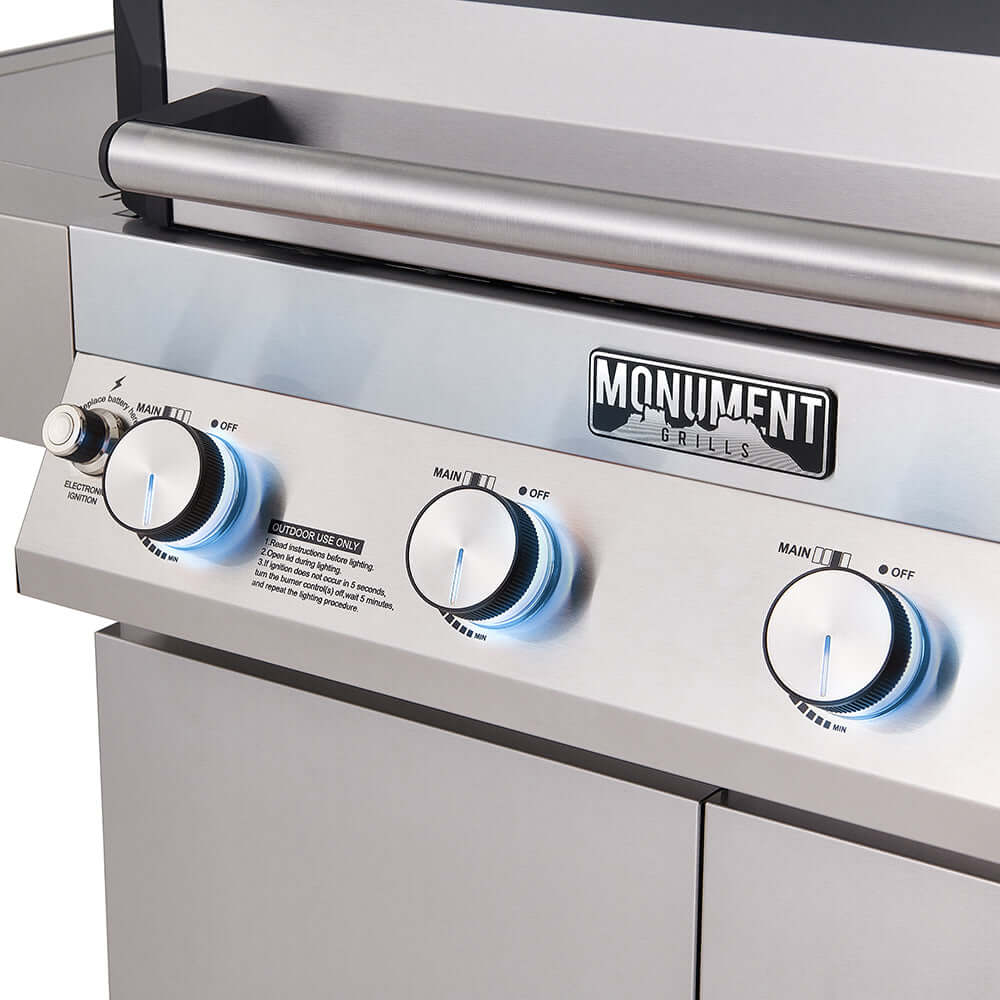 Monument Grills Denali 405 Stainless Smart Gas Grill