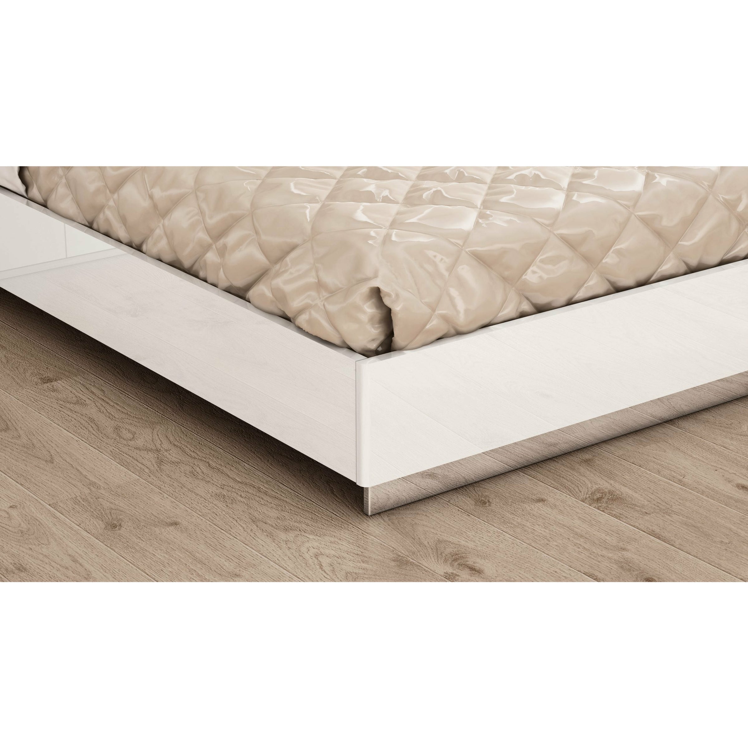 Whiteline Modern Living - Daisy Bed Queen BQ1723-WHT