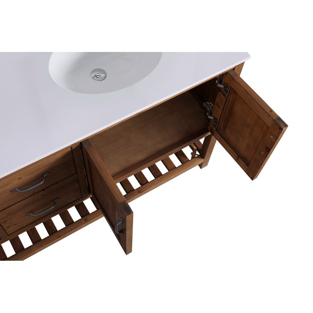 Design Element DEC4006-D-CB Austin 72 Inch Vanity Base Only