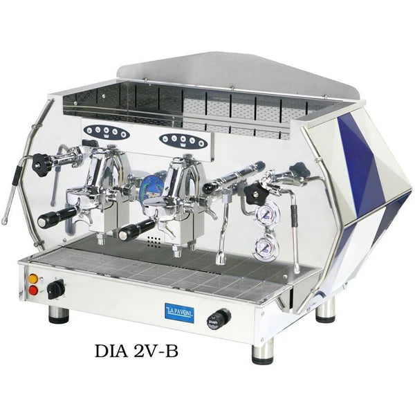 La Pavoni 2 group Volumetric Commercial Espresso Machine DIA 2V-B