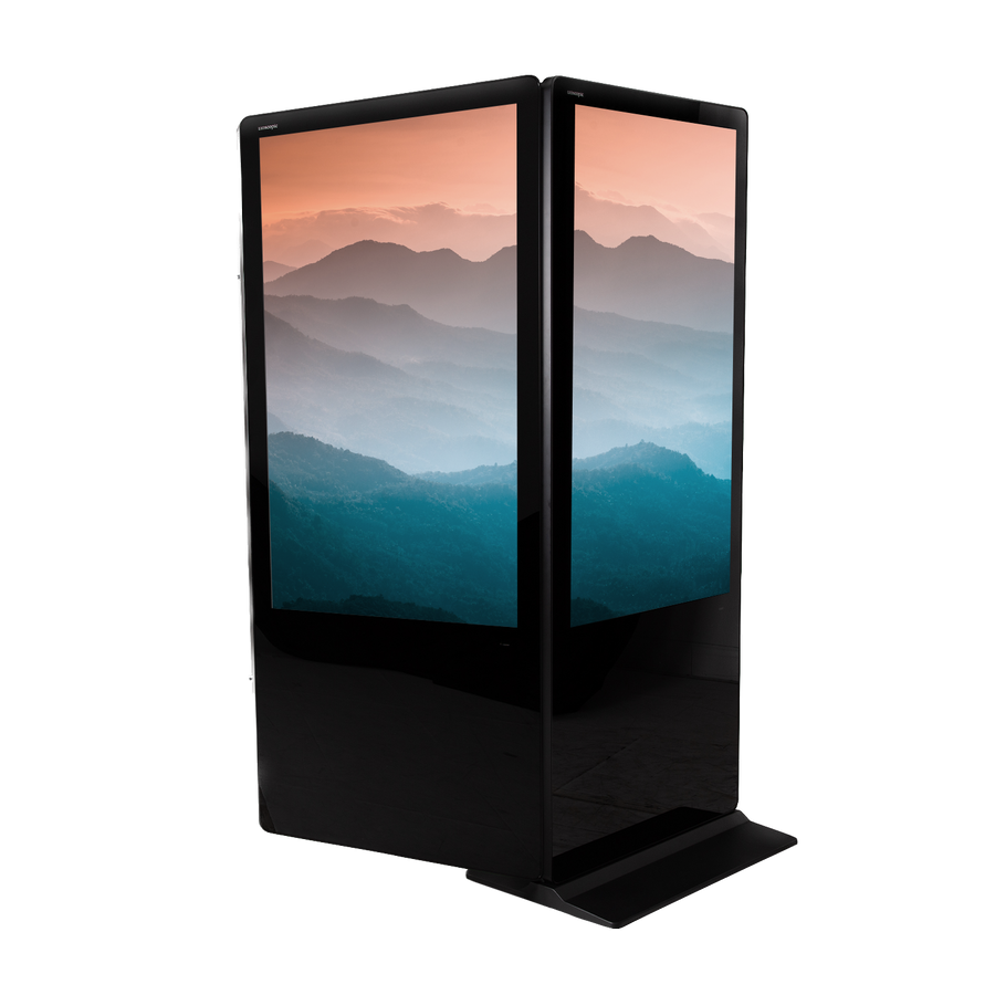 LEDscopic  Vertical (4K) - Double-Sided USB Media Player Kiosk LEDKOSMP55