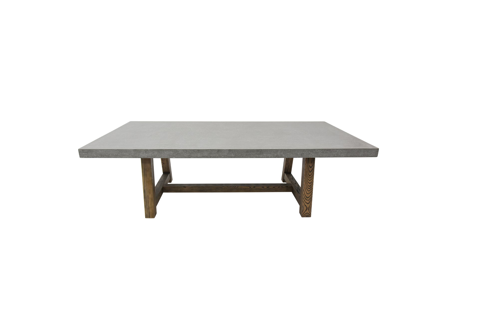 Elementi Living Seine Dining Table Rectangle (With wooden foot）SEINE-SG FDM01-SG