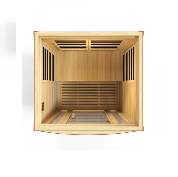 Golden Designs DYN-6206-01 Dynamic Ultra Low EMF Far Infrared Sauna, San Marino Elite Edition